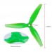 Пропеллеры лопасти винты HQProp MacroQuad Polycarbonate для FPV Ethix S4 5inch 5037 5X3.7X3 2CW/2CCW (4 шт) Green/Yellow (40011073264365X3.7X3-4)