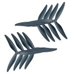 Пропеллеры лопасти винты Gemfan Reinforced Nylon для FPV 8inch 8040 8X4X3 4CW/4CCW (8 шт) Black (10050030719294188X4X3-8)