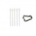 Наконечник SK для стилуса Samsung Tab S9 X710 X716B X718U S9 FE X510 516 Tab S9+ X810 X816B X818U S9 FE+ X610 X616 (5шт) White Наконечник SK для стилуса Samsung Tab S9 X710 X716B X718U S9 FE X510 516 Tab S9+ X810 X816B X818U S9 FE+ X610 X616 (5шт) White