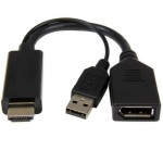 Адаптер Cablexpert HDMI-DisplayPort 0.1m (A-HDMIM-DPF-01)