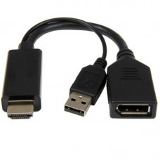 Адаптер Cablexpert HDMI-DisplayPort 0.1m (A-HDMIM-DPF-01)