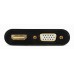 Адаптер Cablexpert VGA-HDMI-VGA (M/F) 0.15m Black (A-VGA-HDMI-02)