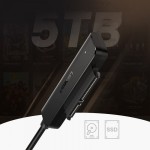 Адаптер Ugreen CM321 Type-С-SATA III Black (70609)