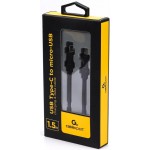 Кабель Cablexpert Type-C-microUSB 1.5m Black (CC-USB2-CMMBM-1.5M)
