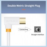 Кабель Coaxial Cabletime антенний 2m Г-образный 90 градусов Male to Female 75OHM White (CF35L)