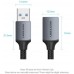 Удлинитель USB-USB 3.0 Vention OTG 3.0 Cotton Braided 1m Black (CBLHF)