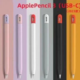 Чехол TPU Goojodoq Matt 2 Golor для стилуса Apple Pencil 3 Grey/White