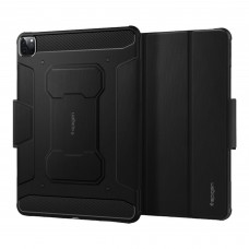 Чехол книжка Spigen TPU Rugged Armor Pro для Apple iPad Pro 12.9 (2022 2021) Black (ACS02889)