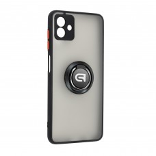 Чехол накладка ArmorStandart PC Frosted Matte Ring для Samsung A04 (A045) Black (ARM68342)