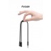 Кабель Audio 3.5мм-3.5мм Vention 4pin 2xF/M TPE headset+earphone 0.3m Black (BBVBY)