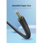 Кабель Audio 3.5мм-3.5мм Vention 4pin 2xF/M TPE headset+earphone 0.3m Black (BBVBY)
