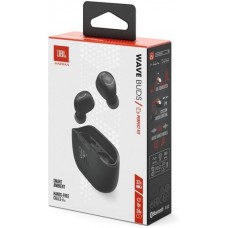 Наушники гарнитура вакуумные Bluetooth 5.2 JBL Wave Buds Black (JBLWBUDSBLK)