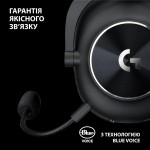 Наушники гарнитура накладные Wireless Logitech G Pro X2 LightSpeed Black (981-001263)