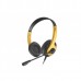 Наушники гарнитура накладные проводные A4Tech FH100U Bumblebee Black/Gold