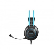 Наушники гарнитура накладные проводные A4Tech FH200i Blue