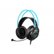 Наушники гарнитура накладные проводные A4Tech FH200i Blue