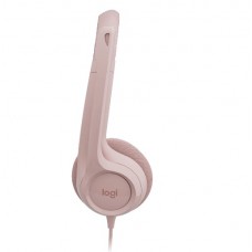 Наушники гарнитура накладные проводные Logitech H390 USB Rose (981-001281)