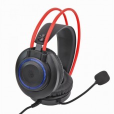 Наушники гарнитура накладные проводные USB A4Tech Bloody G200S Black/Red