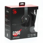 Наушники гарнитура накладные проводные USB A4Tech Bloody G260 Black