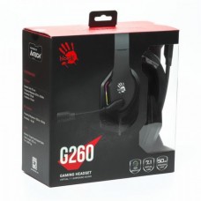 Наушники гарнитура накладные проводные USB A4Tech Bloody G260 Black
