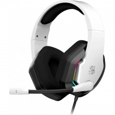 Наушники гарнитура накладные проводные USB A4Tech Bloody G260p White