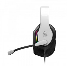 Наушники гарнитура накладные проводные USB A4Tech Bloody G260p White