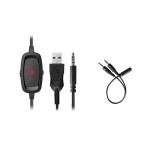 Наушники гарнитура накладные проводные USB A4Tech Bloody G573P Black