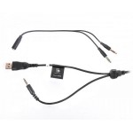 Наушники гарнитура накладные проводные USB+3.5mm A4Tech Bloody G200 Black/Red