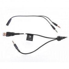 Наушники гарнитура накладные проводные USB+3.5mm A4Tech Bloody G200 Black/Red