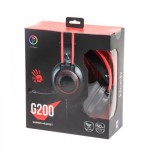 Наушники гарнитура накладные проводные USB+3.5mm A4Tech Bloody G200 Black/Red