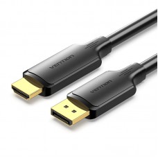 Кабель DisplayPort-HDMI v.1.2 Vention PVC 4K 30Hz 2K 60Hz 1.5m Black (HFOBG)