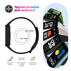 Ремешок ArmorStandart TPU для Xiaomi Mi Band 8 Active / Redmi Smart Band 2 Midnight Blue (ARM73997)