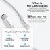 Кабель Type-C-Lightning Vention TPE PVC Mfi C94 PD 30W 3A 480Mbps 1m White (LAKWF)