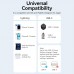 Кабель Type-C-Lightning Vention TPE PVC Mfi C94 PD 30W 3A 480Mbps 1.5m White (LAKWG)