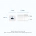 Сетевое зарядное устройство 1USB 1Type-C Vention (C+A) GaN III PD 30W QC3.0 3A White (FEQW0-EU)