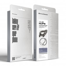 Ремешок для смартфона ArmorStandart Rope Black Monochrome with Clear holder (ARM76091)