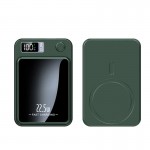 УМБ Linktech Magnetic MagSafe Power Bank 1USB 1Type-C PD 20W Wireless 15W 2000mAh 22.5W Green