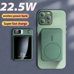 УМБ Linktech Magnetic MagSafe Power Bank 1USB 1Type-C PD 20W Wireless 15W 2000mAh 22.5W Purple