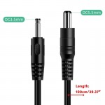 Кабель питания SK USB DC 5.5mm 2.1 9V 1m Black (40002274412096.5x2.1)