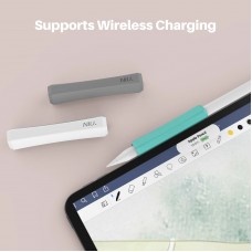 Чехол TPU Goojodoq capture для стилуса Apple Pencil 3 2 1 Gen 3шт White/Grey/Green