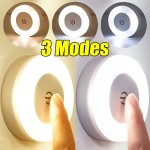 Лампа cветильник ночник LED SK сенсорный переключатель MicroUSB White
