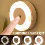 Лампа cветильник ночник LED SK сенсорный переключатель MicroUSB White