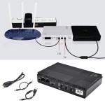 ИБП для роутеров VIA Energy Backup Mini UPS 10400mAh 18W DC 5V 9V 12V PoE 24V Черный