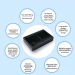ИБП для роутеров VIA Energy Backup Mini UPS 10400mAh 18W DC 5V 9V 12V PoE 24V Черный