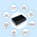 ИБП для роутеров VIA Energy Backup Mini UPS 10400mAh 18W DC 5V 9V 12V PoE 24V Черный