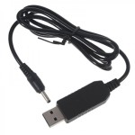 Кабель питания SK USB DC5.5mm 2.5 12V 1m Black (10050050422010585.5x2.5)