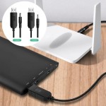 Кабель питания SK USB DC5.5mm 2.5 12V 1m Black (10050050422010585.5x2.5)