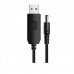 Кабель питания SK USB DC5.5mm 2.5 12V 1m Black (10050050422010585.5x2.5)