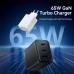 Сетевое зарядное устройство 2Type-C 1USB Vention (C+C+A) GaN III PD 65W QC3.0 5A White (FERW0-EU)