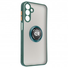 Чехол накладка ArmorStandart PC Frosted Matte Ring для Samsung M15 5G (M156) Dark Green (ARM76370)